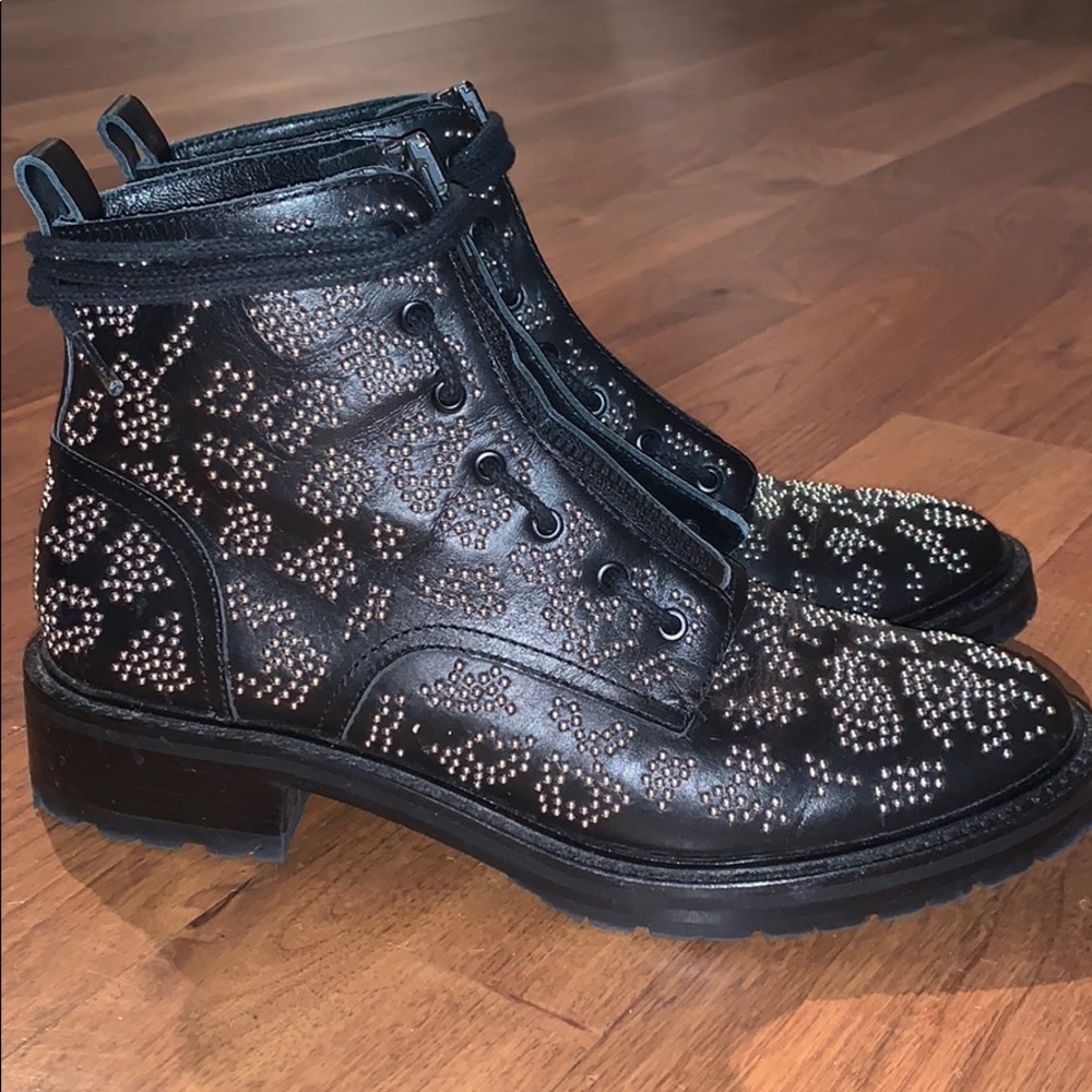 Rag and Bone studded combat boots